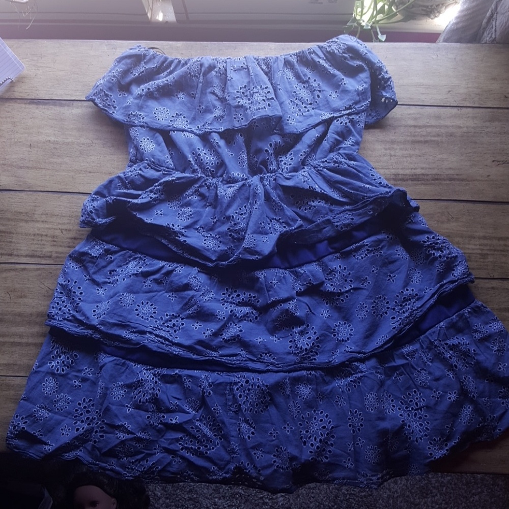 Blue dress